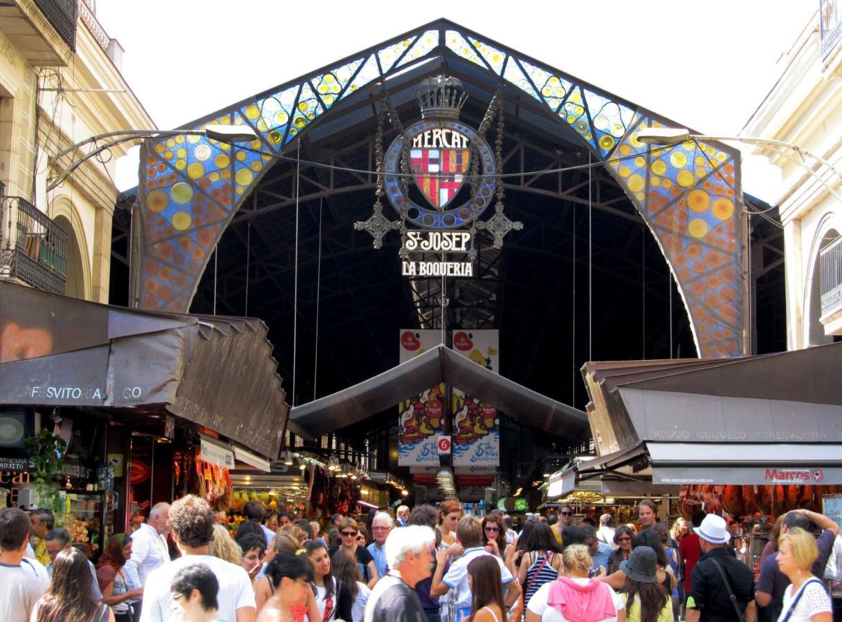 ברצלונה Hostal Las Flores Ramblas מראה חיצוני תמונה